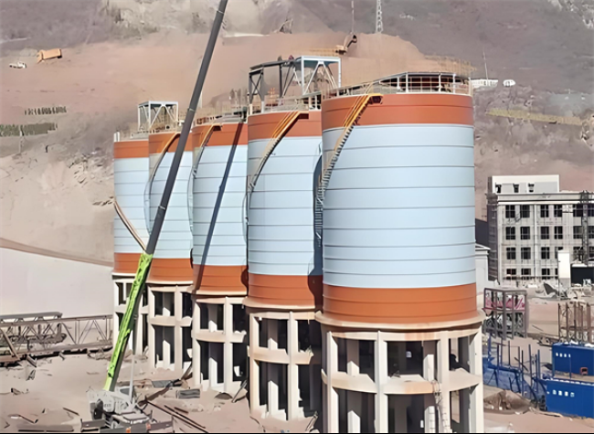 八宿高架钢板仓